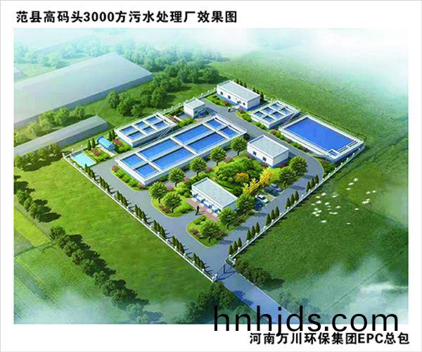 熱烈慶祝濮陽市範(fan)縣龍王莊(zhuang)高碼(ma)頭3000方咊龍王莊1500方汚水(shui)處理廠EPC總承包工程正式啟(qi)動