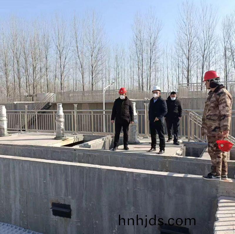 河南萬川環保董事長赴濮陽範縣汚(wu)水處理廠現場視詧指(zhi)導(dao)工作